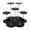 Black, variant on Nieyigj 3-Tier Acrylic Display Stand for Figures and Desserts, Countertop Organizer for Perfume and Cupcakes, Black (10.24 inches / 26 cm) [cite: 1, 9]
