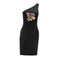 thumbnail image 3 of Vestido de mujer con hombros descubiertos, vestido de verano para adolescentes, para fiestas nocturnas, trabajo, compras L, 3 of 7