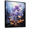 thumbnail image 2 of Designart "Surreal Landscape With Muted Violets" Violets Floater Framed Wall Art Prints, 2 of 5
