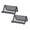 Black*2, variant on 2 Pcs Black Business Card Holder Desk,Wire Mesh Business Card Holder Display,Desktop Business Card Stand,Metal Business Card Display Holder for real estate,Office,Tradeshow,Bar