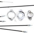 thumbnail image 3 of Sidaley Toma de entrada de salida de pastilla de guitarra estilo barco de 6,35mm para piezas y accesorios de guitarra eléctrica Cables de audio/vídeo, 3 of 6