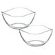 thumbnail image 1 of Juego Tazón Bowl Vira de Vidrio Cristal 4 piezas para cocina 310ml, diseño moderno, 1 of 7