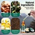 thumbnail image 4 of Kit de crecimiento de barba MistySprite 2X Biotina para hombres con aceites, 4 of 7
