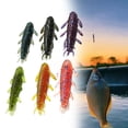 thumbnail image 3 of Splihome 8 Wild Fishing Cicada Pupae Bionic Bait Bass and Mandarin Fish Dark green, 3 of 5