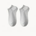 thumbnail image 2 of Iugvhana Men's 5/8 Pack Ankle Socks - Low Cut Comfort Casual Socks, Moisture-Wicking, Breathable Running Sports Gray Free Size, 2 of 3