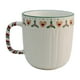 thumbnail image 3 of Set Tarros de Porcelana Blanca con Relieve, Colección Navideña, 4 Modelos Diferentes, Tazas para Bebidas Calientes, Capacidad 345 ml, 3 of 5