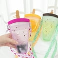 thumbnail image 7 of AYYUFE 320ml Large Capacity Orange Water Bottle Hanging Band Fruit Design Watermelon Plastic Strap Straw Water Cup for Summer, 7 of 7