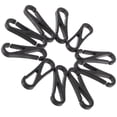thumbnail image 3 of FRCOLOR DIY Plastic Hook 100pcs DIY Plastic Hook Mask Rope Hanging Hooks Hoist Buckle Rope Buckles,1.22"X0.35"X0.08", 3 of 5