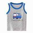 thumbnail image 2 of NIEWTR Toddler Summer Clothes Boys Tank Tops Cotton Basic Undershirts Summer Athletic Sleeveless Shirts for Kids Spring Summer Basics(A-Grey,6-7 Years), 2 of 3