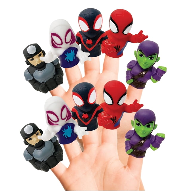 Set de marionetas con dedos Ginsey Spidey y sus increíbles amigos