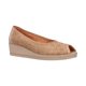 thumbnail image 1 of Balerina en piel con cuña media. Manet Balerina Regina 345-03 Piel Negro 26, 1 of 4