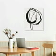 thumbnail image 3 of ARISTURING Abstract Black Line Wall Art Minimalist Line Art Prints Black Line Modern Art Print Boho Line Poster Black and White Abstract Canvas Wall Art Abstract Shapes Poster for Living Room, 3 of 5