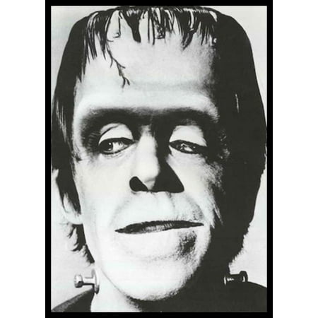 - Buyartforless The Munsters - Herman Munster 33x23.5 Black and White Movie Art Print Poster Photograph