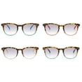 thumbnail image 6 of 4 Pairs of Women BIFOCAL Tortoiseshell Reading Glasses 1.50 Gradient Gray Men Square Sunglasses Spring Hinge Readers +1.50, 6 of 6