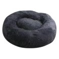 thumbnail image 4 of kusrkot Lit de Couchage pour Chat et Chien, Lit Rond pour Animal d'Intérieur, Nid, Gris Foncé, 4 of 8