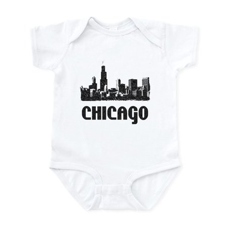 

CafePress - Chicago Infant Bodysuit - Baby Light Bodysuit Size Newborn - 24 Months