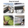 thumbnail image 7 of 4th of July RV Awning Sun Shade Screen 9'X15.3' American Flag Patriotic Skull Mesh Sunscreen Black White Red Stripe Awning Shade Screen with Zipper UV Blocker Completed Kits for RV Motorhome Camper, 7 of 7