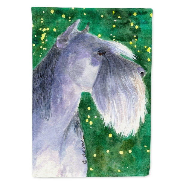 Watercolor Schnauzer Garden Flag from Walmart