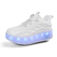 thumbnail image 3 of Kids Roller Skates Light up Shoes with Wheels Shoes LED USB Charging Roller Sneakers for Girls Boys Birthday Christmas Gift, 3 of 19