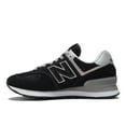 thumbnail image 1 of New Balance Women's 574 Core Sneaker, Black/White, 10, 1 of 7