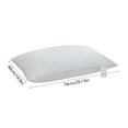 thumbnail image 3 of Hotel Grade Down Pillow, Luxurious Sleep Support, Gently Patterned Velvet Pillow, Breathable, All Sleeping Positions, 3 of 7