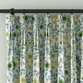 thumbnail image 3 of TWOPAGES 42"x102" Pinch Pleated Drape Floral Print Linen Blend Light Filtering Curtain for Bedroom, 1 Panel, Spring, 3 of 6