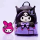 thumbnail image 2 of Nueva mochila Kuromi My Melody morada de la serie Loungefly de Sanrio, material de PU, mini mochila creativa informal, regalos favoritos de las niñas, 2 of 4