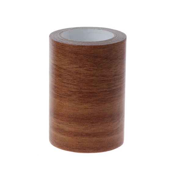 HGYCPP 3" X15' Realistic Woodgrain Repair Tape Patch Wood Textured Self Adhesive Tape for Furniture Door Floor Table and Chair