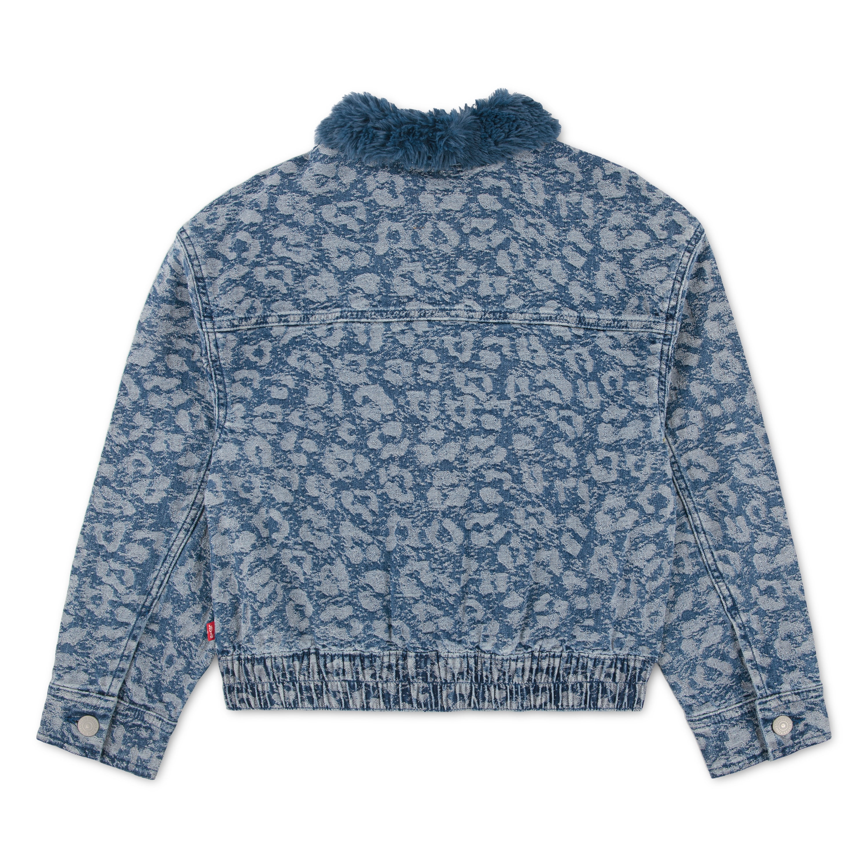 Levi's Girls Oversized Fur Collard Denim Jacket, Sizes 7-16