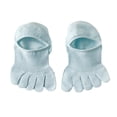 thumbnail image 4 of 1 par de calcetines con punta para mujer Salvador calcetines bajos suaves para correr azul, 4 of 10