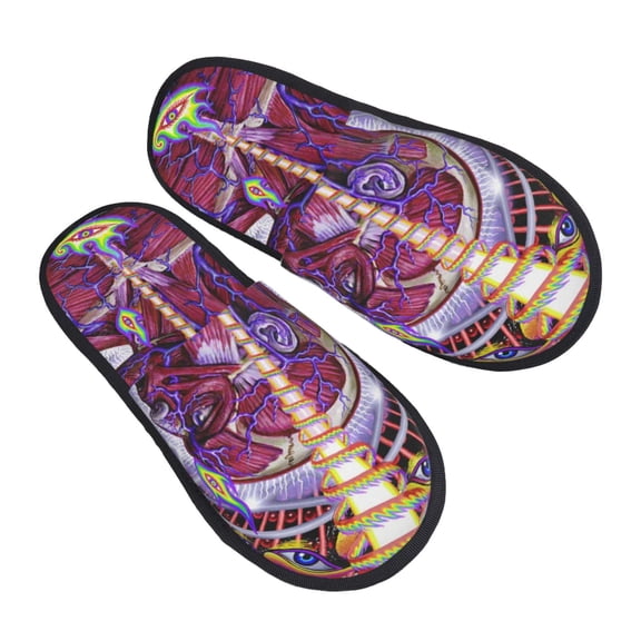 Tool Lateralus Slippers for Women Men Cotton Home Slippers Soft Fleece for Indoor Outdoor