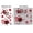 B, variant on Halloween Window Clings Bloody Handprint Halloween Window Cling Scary Halloween Window Decal Floor Clings Spooky Halloween Window Clings Decorations