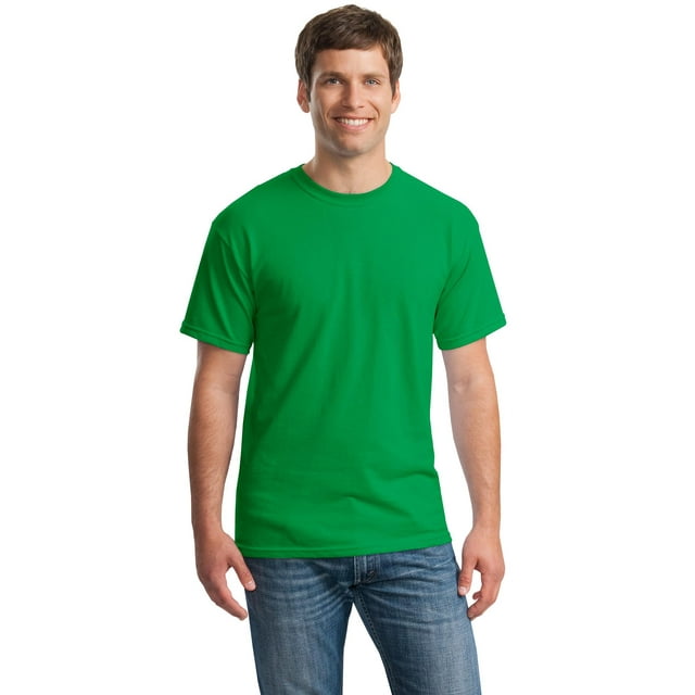 Gildan T-Shirt Col Rond en Coton Épais à Manches Courtes pour Hommes - 5000