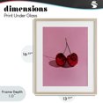 thumbnail image 4 of Stupell Industries Modern Glitter Encrusted Cherries Birch Framed Print Under Glass, 13 x 16, by LISH Creative, 4 of 8