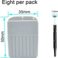 thumbnail image 4 of XIRQI Hearing aid Wax Guards Filters,Cerumen Stop Wax Traps for Hearing Aids Hygienicer with Hygienicing Brush Kit Tools and Carry Case 鈥?3Packs/24 Filters, 4 of 4