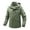 Army Green, variant on ZCFZJW Rain Jacket for Men, Mens Waterproof Raincoat Lightweight Rain Jackets Outdoor Long Sleeve Rain Coat Windbreaker with Hood Army Green L