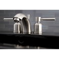 thumbnail image 2 of Kingston Brass KB8958DL Concord Mini-Widespread Bathroom Faucet, Brushed Nickel, 2 of 2