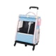 thumbnail image 1 of Mochila transportadora para gatos, bolsa de transporte para mascotas, caja de equipaje multifuncional y transpirable para gatos, maleta con ruedas azul, 1 of 9
