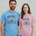 thumbnail image 5 of Relax It’s Rec Play Nobody is Getting Drafted Pickleball T-Shirt – Sports Humor – Casual Wear, 5 of 6