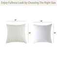 thumbnail image 5 of Ksopiavobs Decorative Throw Pillow Covers 18x18 Inch, Faux Wool Plush Couch Cushion Cases Soft Fluffy Boho Pillowcases, Set of 2, Cream Beige, 5 of 7
