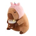 thumbnail image 2 of 30CM Juguete de Peluche de Capibara, Lindo Animal de Peluche de Capibara, Realista Lindo Relleno Capibara Peluche decoración del hogar muñeca de Juguete Suave Regalos para niños Adultos, 2 of 6