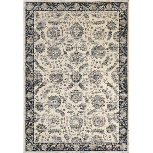 Dynamic Rugs PE243740100 2 ft. x 3 ft. 5 in. Pearl 3740 Rectangle Transitional Area Rug - 100 Cream