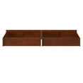 thumbnail image 5 of Atlantic Furniture Twin-Full Solid Wood Bed Drawer in Antique Walnut (Set of 2), 5 of 6