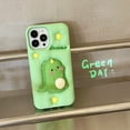 thumbnail image 6 of BINUFF Cartoon Dinosaur iPhone Case -3D Weird Silicone, Dual Combination Campus Style, Suitable for iPhone 11/12/13/14/15 Pro Max, 6 of 6