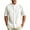 White, variant on Stamzod Mens Summer Shirts 2026 Stand Collar Short Sleeve Dress Shirt Casual Work Wedding Button Up Shirt White XXXL