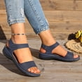 thumbnail image 3 of Abomasnow Women's Flat Sandals Comfortable Dressy Arch Support Shoes Orthopedic Open Toe Summer Walking Women Sandals, 3 of 3