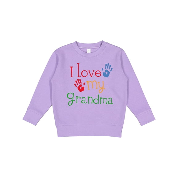 Inktastic I Love My Grandma Toddler Sweatshirt