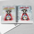 thumbnail image 4 of Hello Welcome Winter Italian Greyhound Holding Snow Globe Snowman Spiral Bound Journal Greyhound Dog Lover 5x7in Spiral Notebook - 13015, 4 of 5