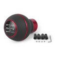 thumbnail image 4 of Shift Knob Gear Universal Leather Speed Manual Shifter Stick 5 ∝ Lever сη ◇ξ ☆г U4F2, 4 of 8