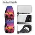thumbnail image 5 of POLERO Tropical Sunset Palm Print Car Seat Covers Polyester Waterproof Easy to Install Car Seat Protectors for Automobile, 5 of 12